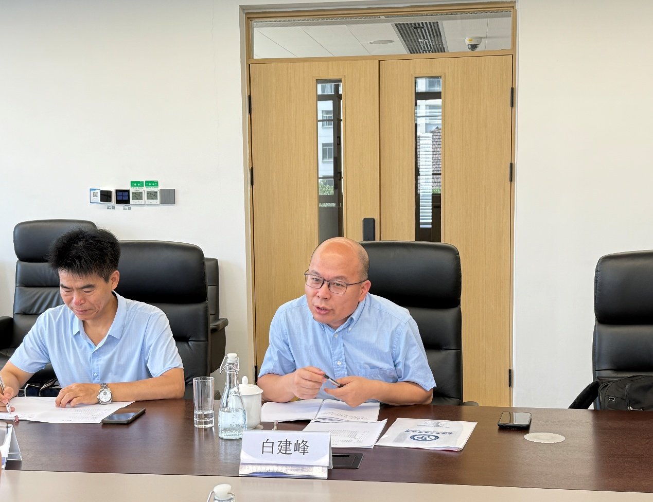 副校长白建峰一行到访